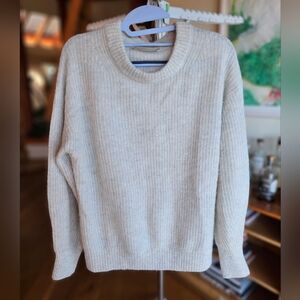 Everlane alpaca crew neck sweater